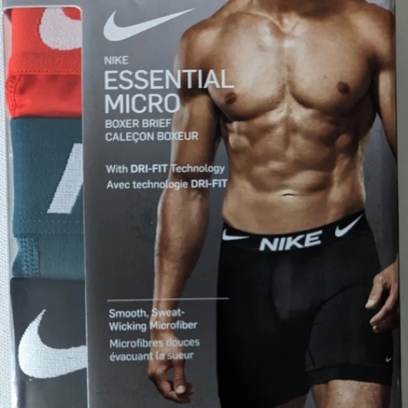Nike pro dri-fit men's performance compression boxer briefs 3 pairs - Picture 6 of 9